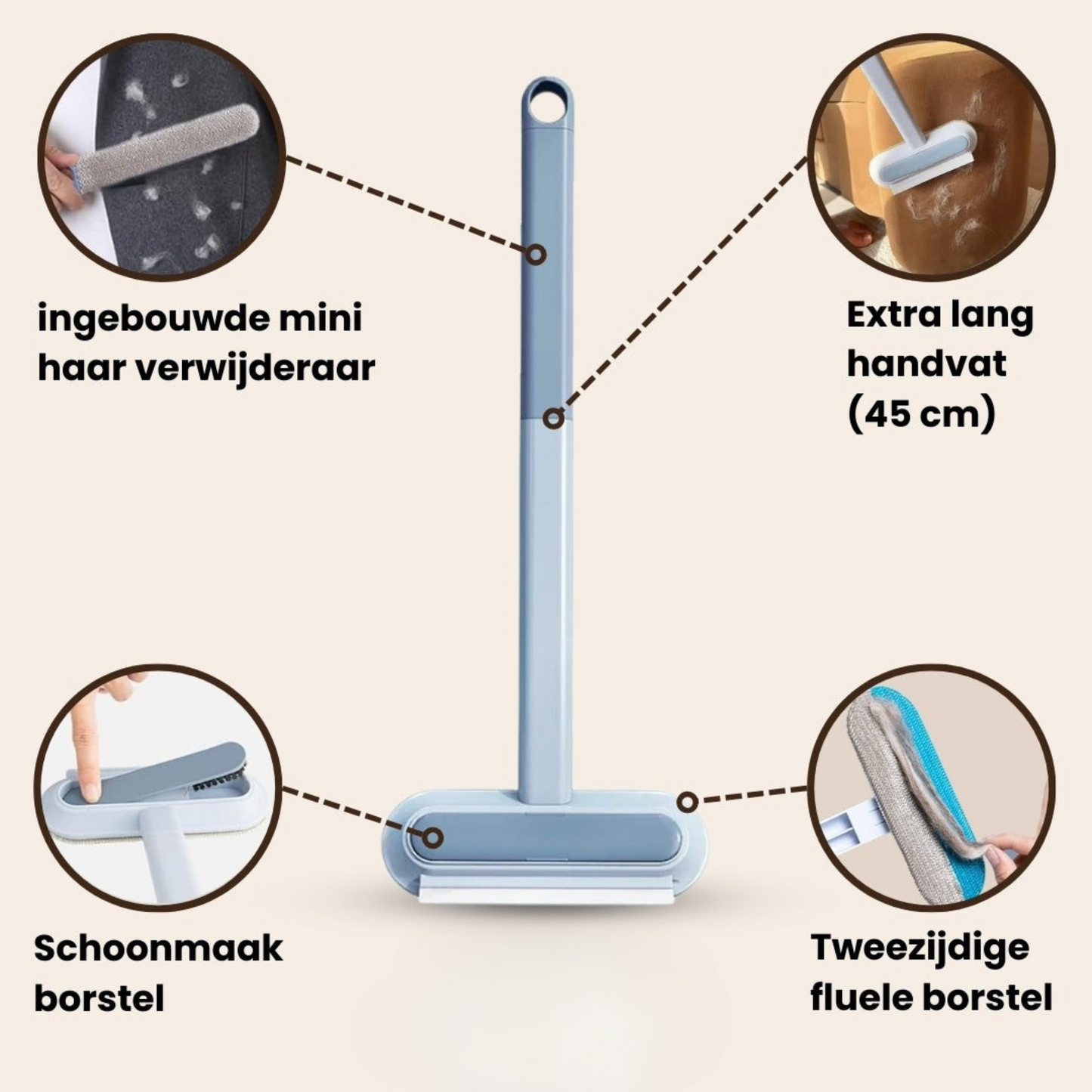 FurSweep Pro – 3-in-1 Huisdierhaar Verwijderaar
