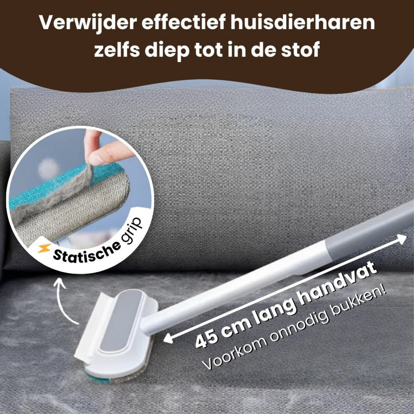 FurSweep Pro – 3-in-1 Huisdierhaar Verwijderaar