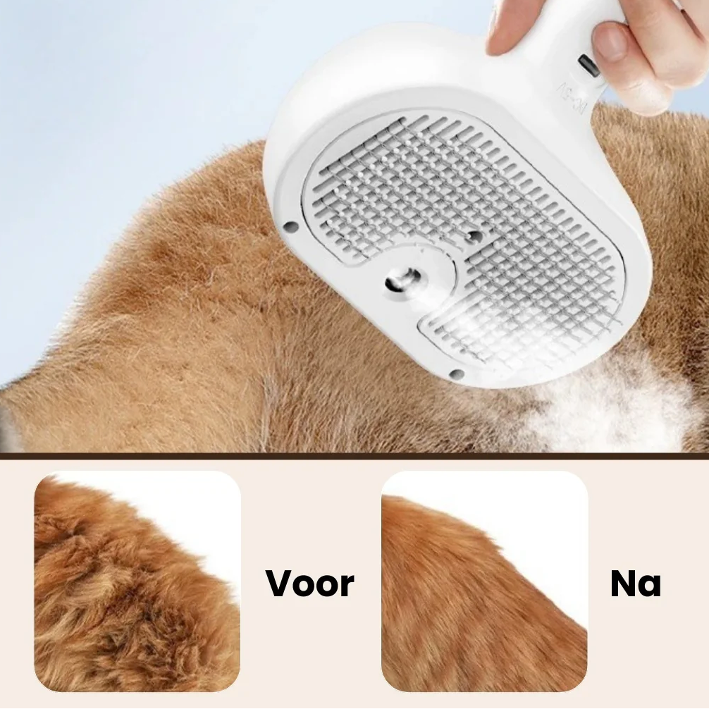 PetSteam pro | Vachtverzorgings Borstel