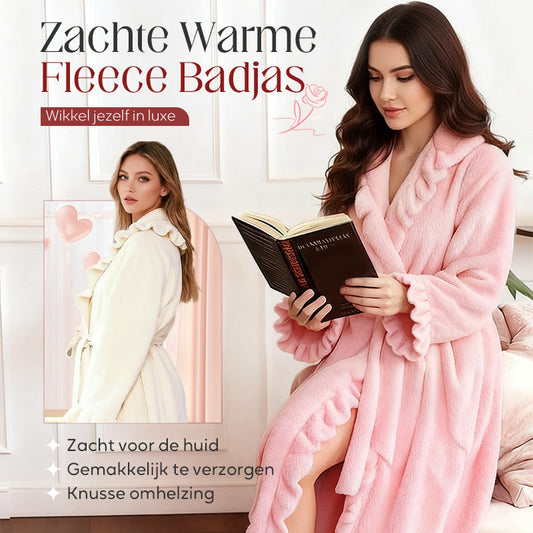 Romantische Roze Badjas – Warm & Zacht