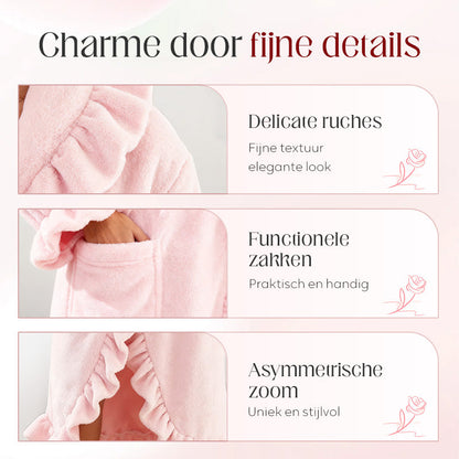 Romantische Roze Badjas – Warm & Zacht