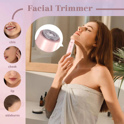 2-in-1 Dames Trimmer – Veilig, Pijnloos & Oplaadbaar