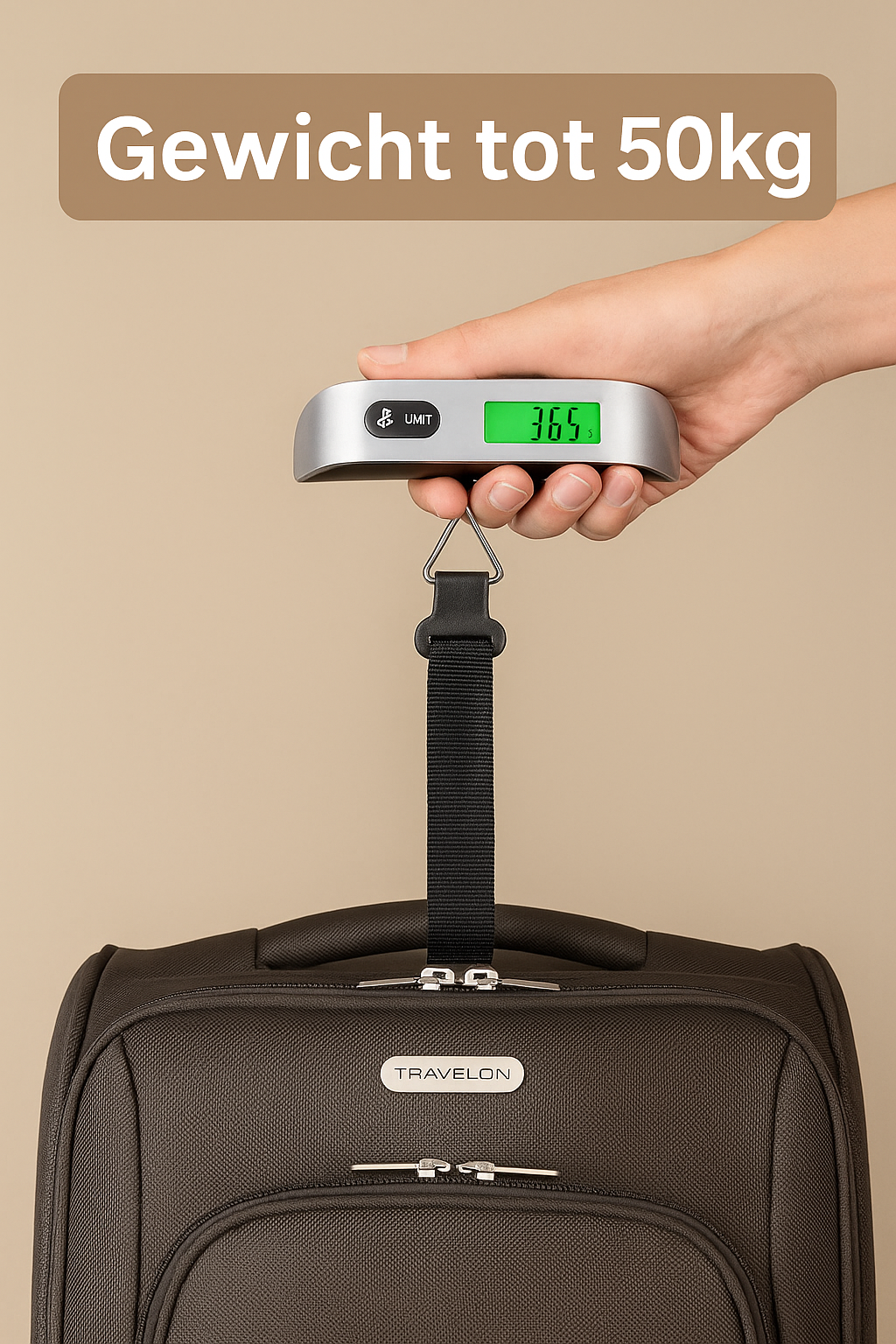 TravelWeigh – Slimme Bagageweegschaal