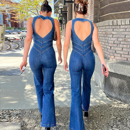 Yasmin | Stijlvolle Denim Jumpsuit